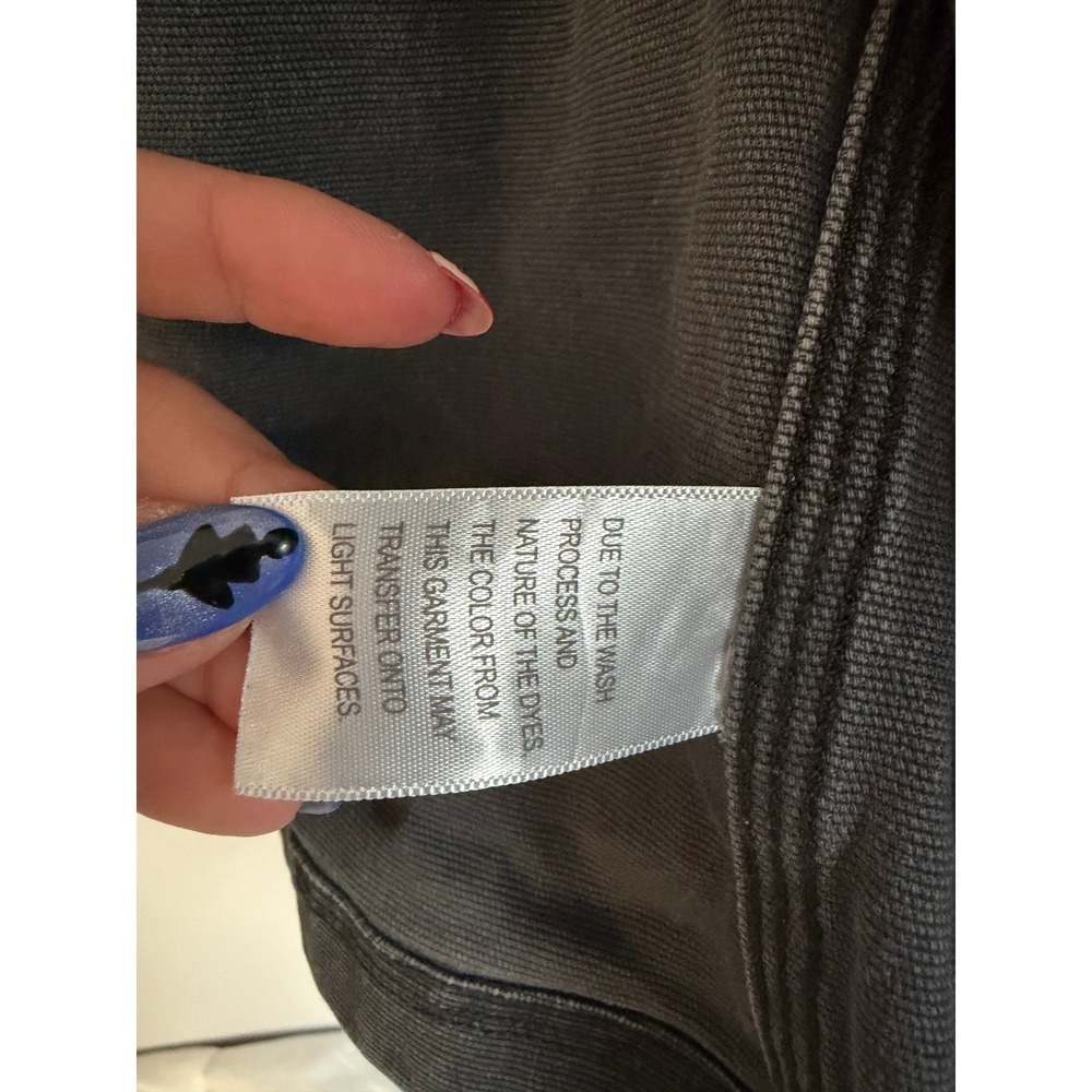 Duluth Trading Co Women Charcoal Gray Canvas Chore Jacket Utility Coat L 56466 - Picture 9 of 16